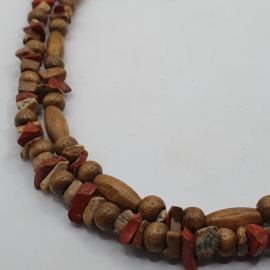 Split steentje ketting