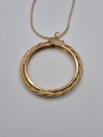 Ketting met munthanger VERKOCHT 