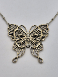 Ketting met vlinder hanger