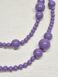 Paarse kralenketting VERKOCHT 
