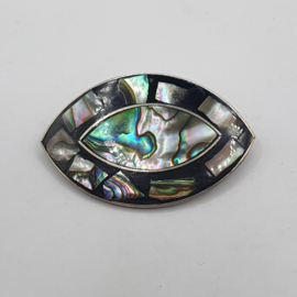 Mexicaanse broche met Albalone VERKOCHT