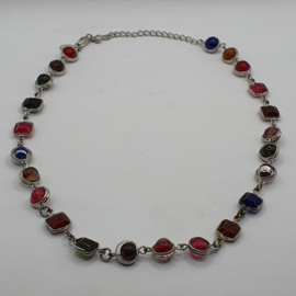 Vintage ketting met glaskralen