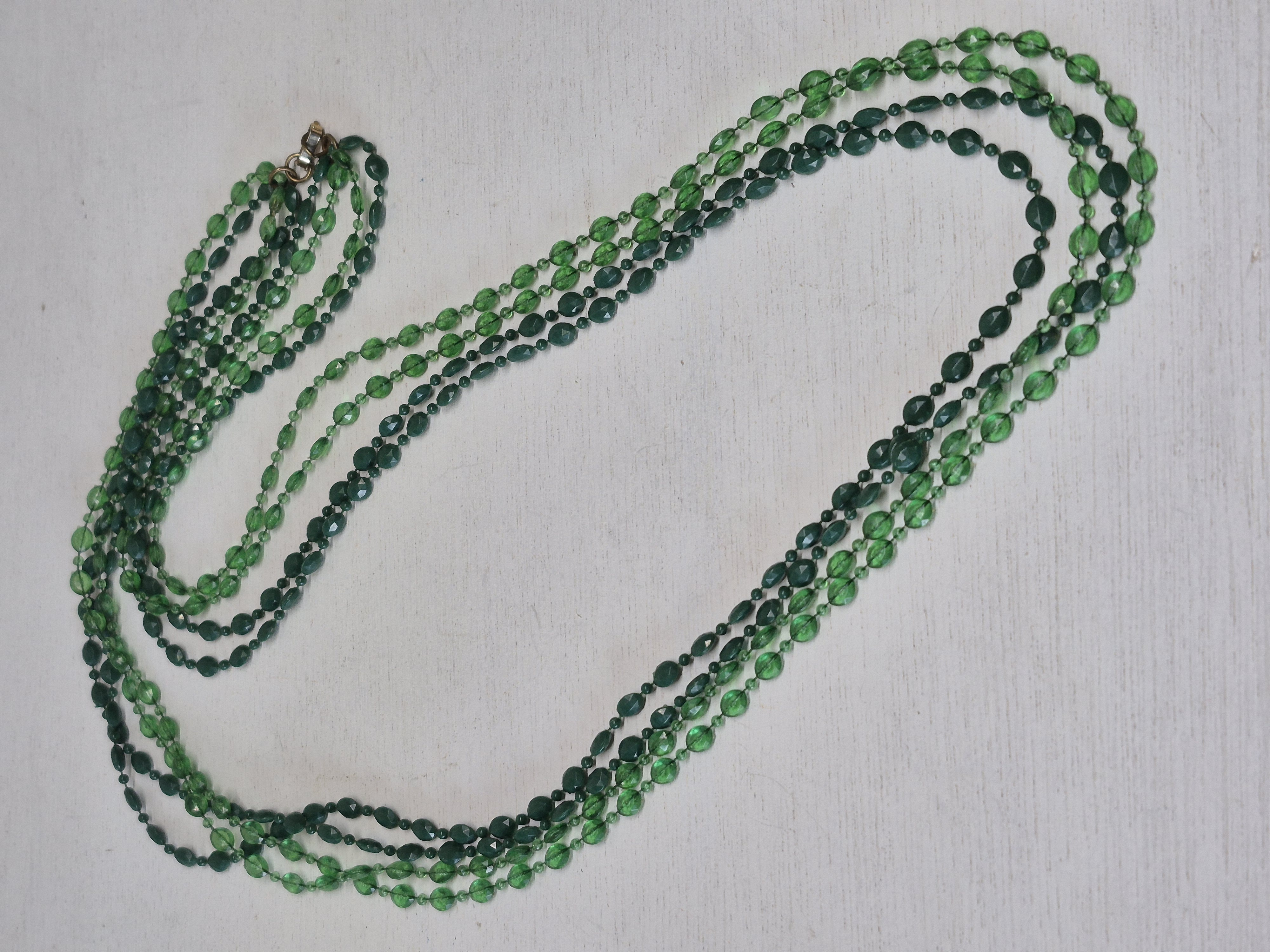 Vintage groene ketting