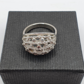 Zilverkleurige ring