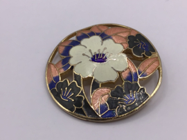 Cloisonne broche VERKOCHT