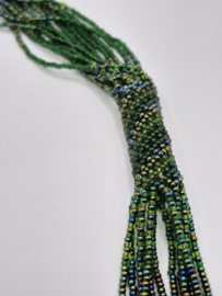 Groene kraaltjes ketting