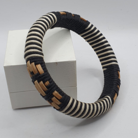 Armband,  riet en koord