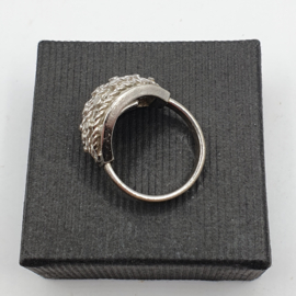 Zilverkleurige ring