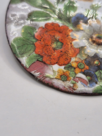 Geëmailleerde vintage broche
