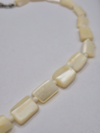 Vintage parelmoer ketting