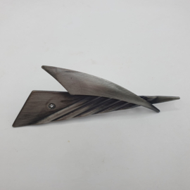 Edelstaal broche