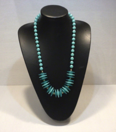 Turquoise ketting VERKOCHT