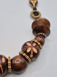 Houten ketting VERKOCHT