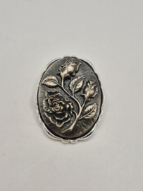 Broche met roos VERKOCHT