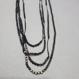 Lange Hematiet ketting