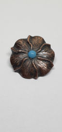Oude koperen broche VERKOCHT