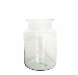 Melkbus glas groot xl D:18,5 H:25