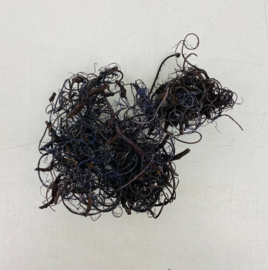 Curly moss zwart 250gram