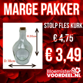 Stolp fles kurk D:18 H:30