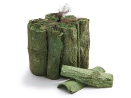 Poplar bark frosted mossgreen 1kg