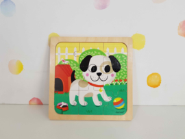 Houten Puzzel Hond - Janod - Refurbished