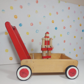 Houten Blokkenwagen Van Dijk Toys Inclusief Blokken - Refurbished