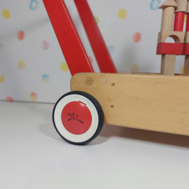 Houten Blokkenwagen Van Dijk Toys Inclusief Blokken - Refurbished