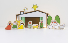 Dick Bruna Houten Kerststal - Nieuw