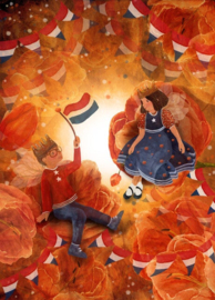 Antroposofische Kaarten - Oranje Feest