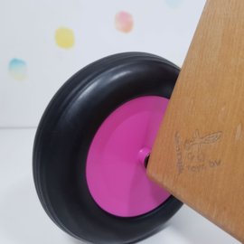 Houten  Roze Loopfiets van Dijk Toys - Refurbished