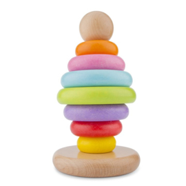 Houten Stapeltoren Groot - New Classic Toys - Nieuw