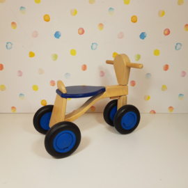 Houten Loopfiets van Dijk - Blauw - Tweedehands