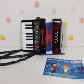 Kinder Accordeon met Oefenschrift - Nieuw