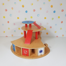 Houten Garage - Van Dijk Toys - Refurbished