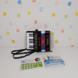 Kinder Accordeon met Oefenschrift - Nieuw