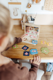 Houten Symmetrie Spel - Nieuw