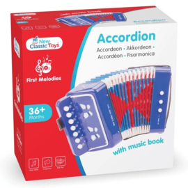 Blauwe Accordeon - Nieuw