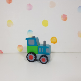 Houten Blokken Tractor - Refurbished