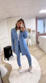 BLAZER SET BLAUW | DONNA