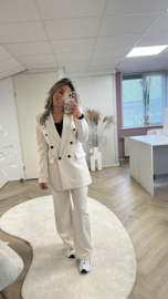 BLAZER SET BEIGE | BIBI oepss... te laat