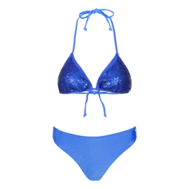 Sprankelende bikini blauw