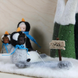Online patroon - Winter tafereeltje