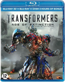 Transformers Age of Extinction 3D en 2D (blu-ray tweedehands film)