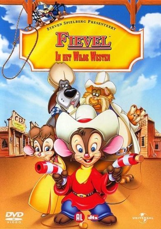 Fievel - in het wilde westen  (dvd nieuw)