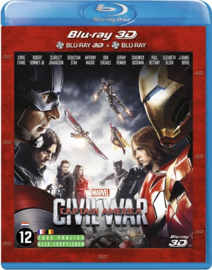Captain America Civil War 3D en 2D (blu-ray nieuw)
