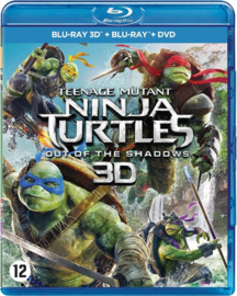 Teenage Mutant Ninja Turtles 2 - Out Of The Shadows 3D, 2D en dvd (blu-ray tweedehands film)