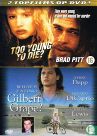 2 films op 1 dvd Too young to die en what's eating Gilbert Grape