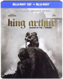 King Arthur - Legend Of The Sword 3D en 2D steelbook (blu-ray tweedehands film)