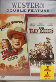 Tall in the sadle and the train robbers import (dvd nieuw)