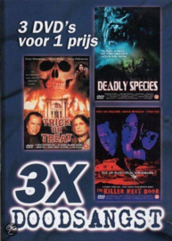 3 in 1 Deadly Species, The Killer Next Door, Trick or Treat (dvd nieuw)